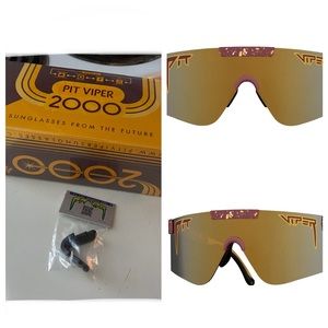 New pit viper 2000 maroon sunglasses